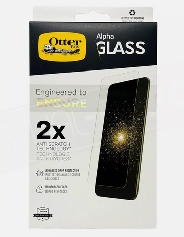 Otterbox Alpha Glass Screen Protector Antimicrobial for iPhone 12 mini - Clear x2